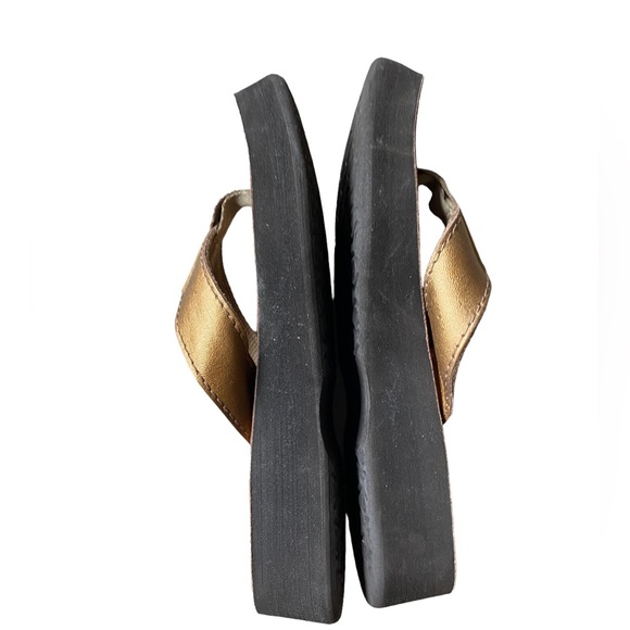 Ladies Reef wedge flip flops Size 8 - Picture 9 of 12